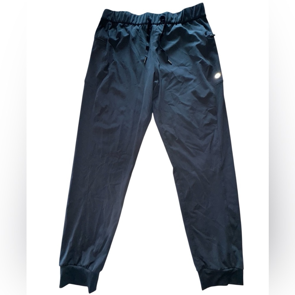 Black Drawstring Stretch Jogger Sweatpants XL